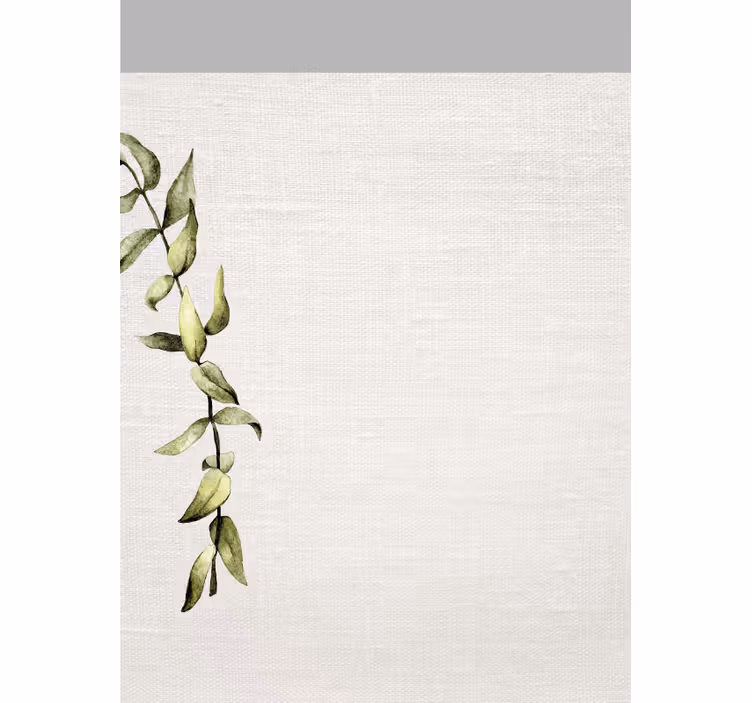 White linen bathroom roller blind - TenStickers