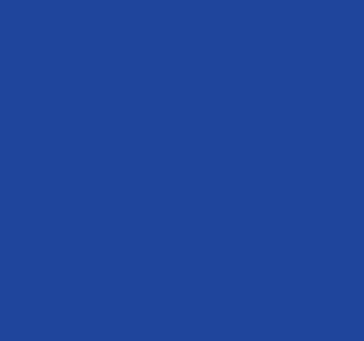 Blue Klein living room roller blind - TenStickers