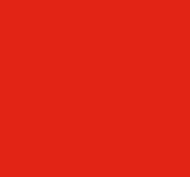 Bright red living room roller blind - TenStickers