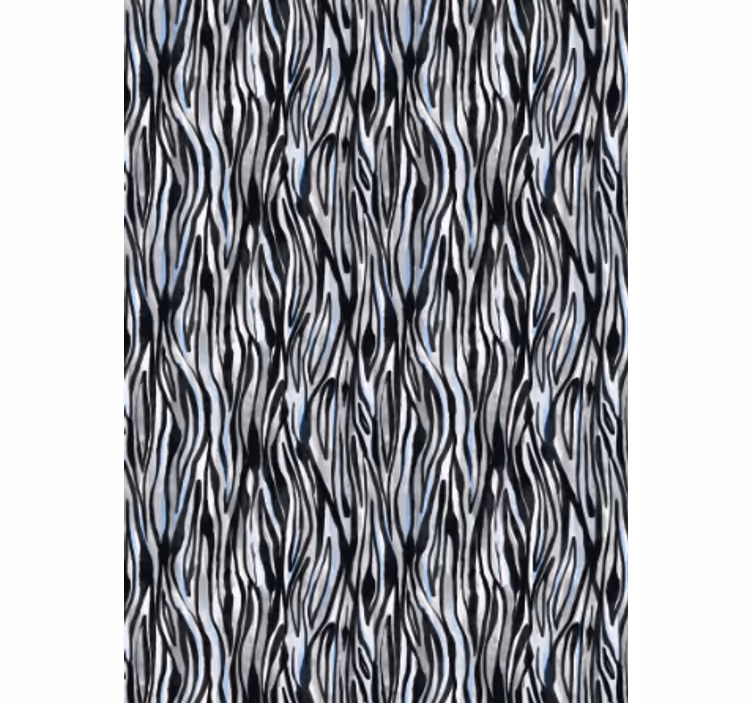 Abstract zebra stripes textured roller blind - TenStickers
