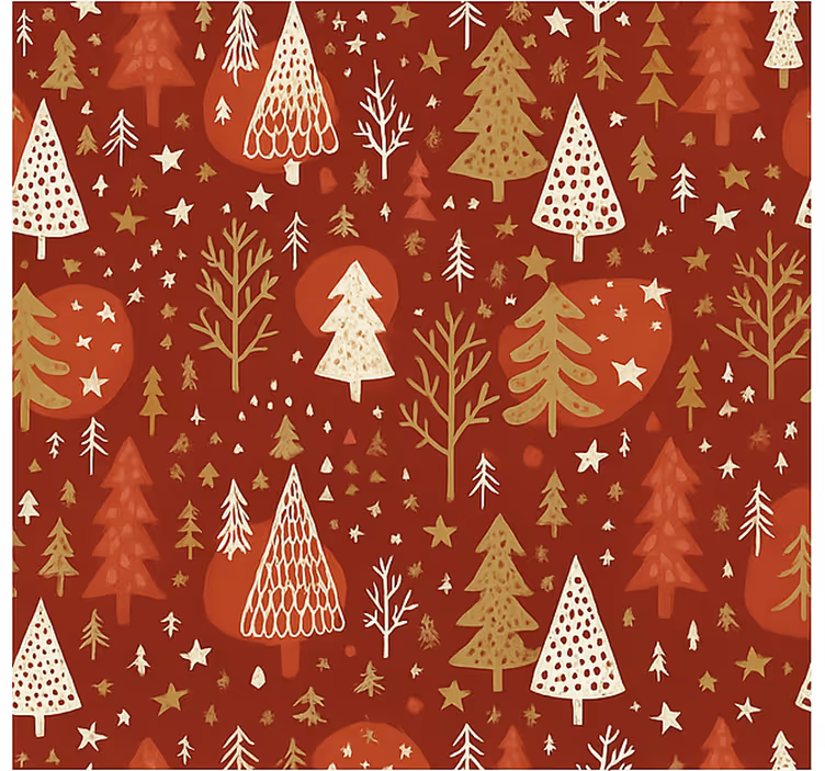 Green Festive Icons living room roller blind - TenStickers