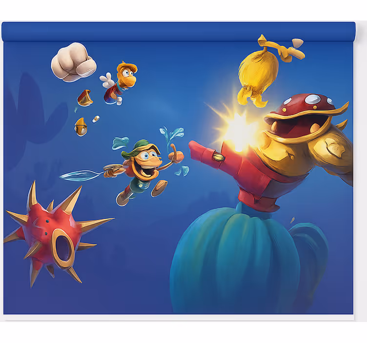 Gaming battle clash geek roller blind - TenStickers