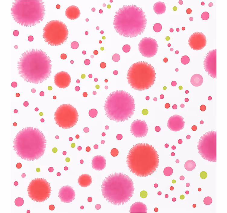 Pink Pop Pattern teenage roller blind - TenStickers
