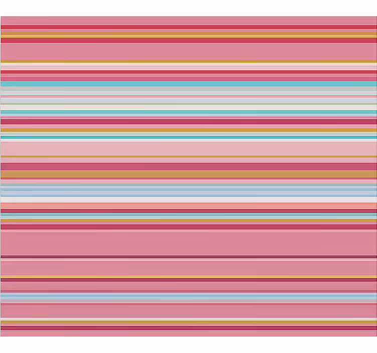 Pink Stripe Pattern teenage roller blind - TenStickers