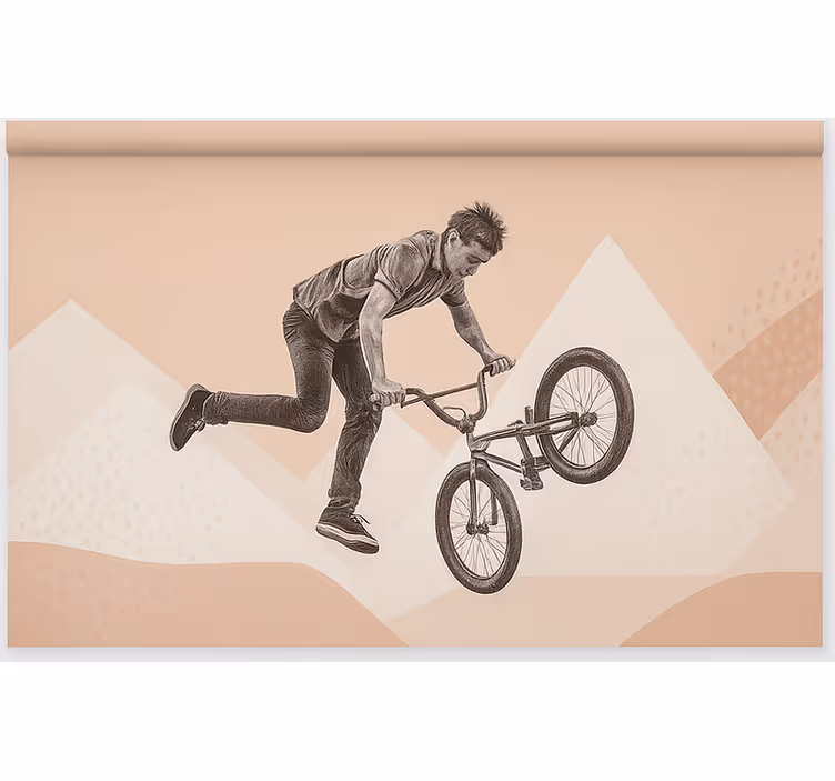 BMX Stunt Action teenage roller blind - TenStickers