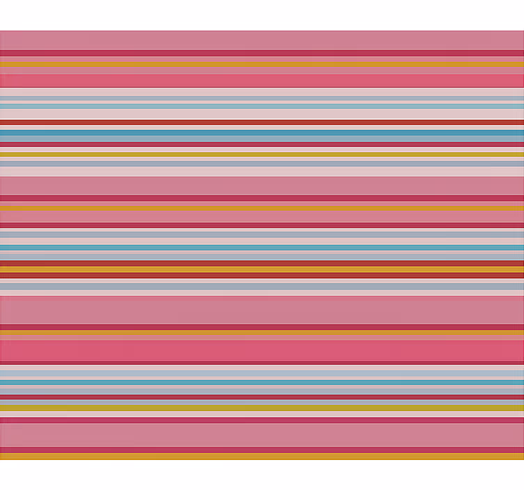 Multicolor Stripe Pattern teenage roller blind - TenStickers