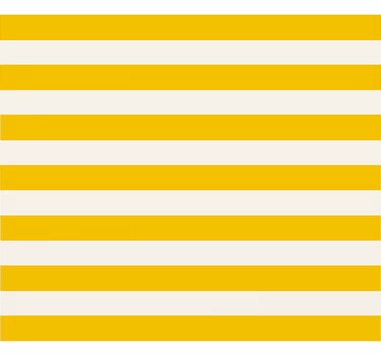 Yellow and white stripes teenage roller blind - TenStickers
