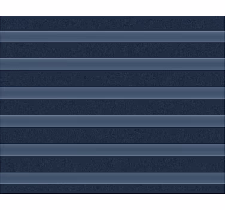 Navy midnight blue stripes  dining room roller blind - TenStickers