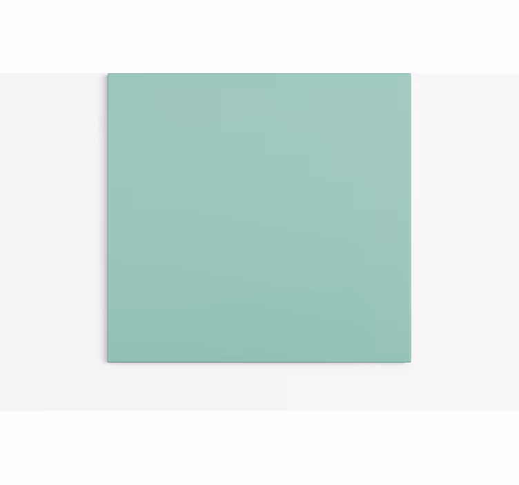 Pale teal monocolour  dining room roller blind - TenStickers