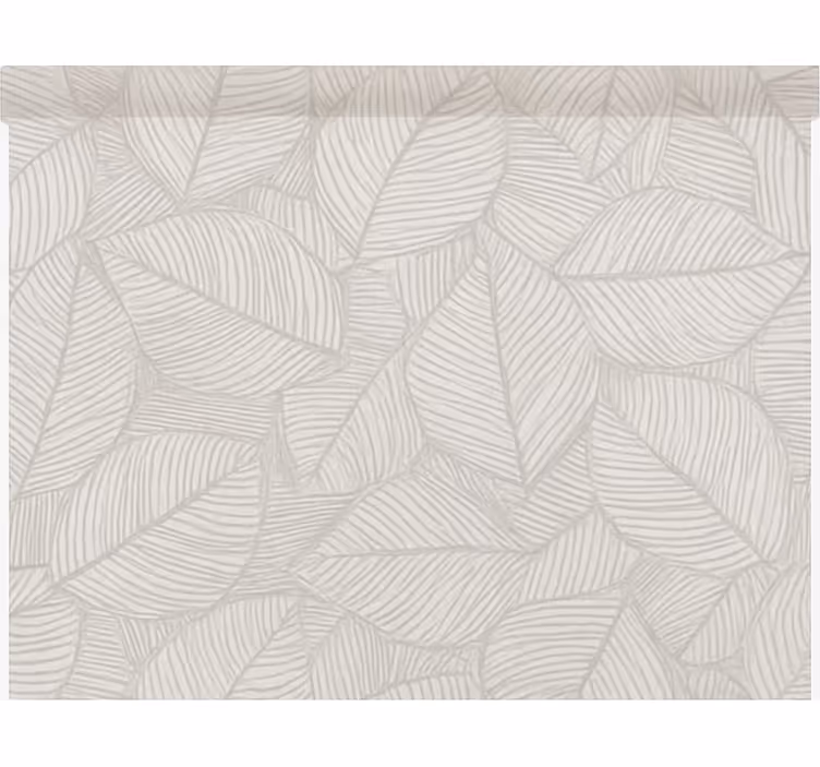 Office roller blind with leaf pattern - TenStickers