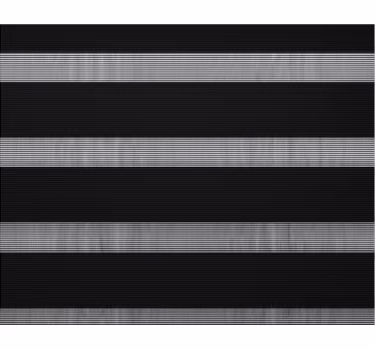 Office roller blind black sheer with stripes - TenStickers