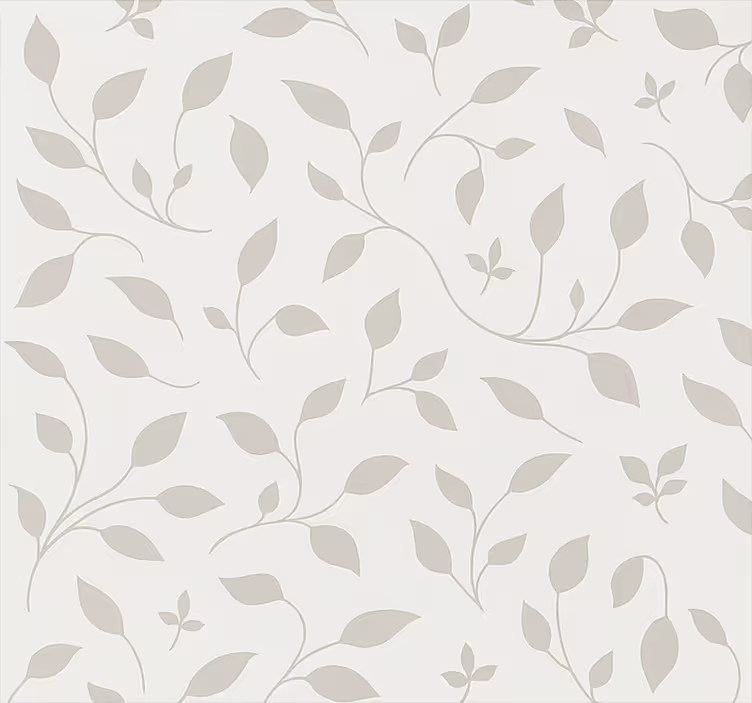Scandinavian roller blind with calming leaf design - TenStickers