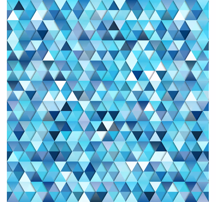 Bathroom roller blind with triangular mosaic design - TenStickers