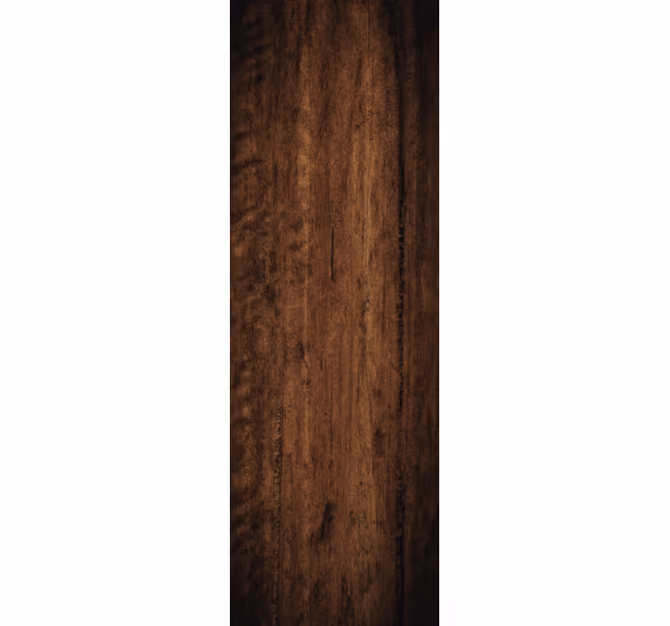 Home office roller blind dark wood finish - TenStickers