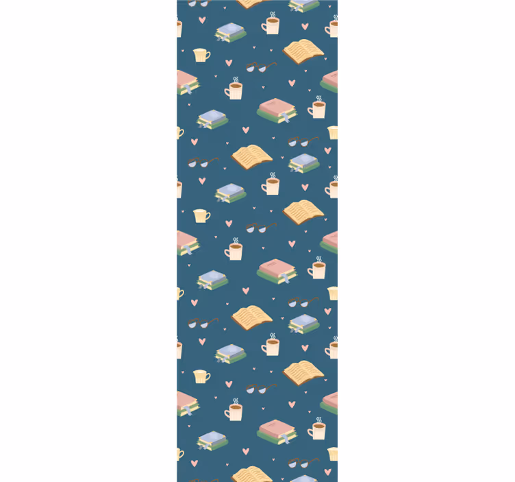 Home office roller blind cozy reading design - TenStickers
