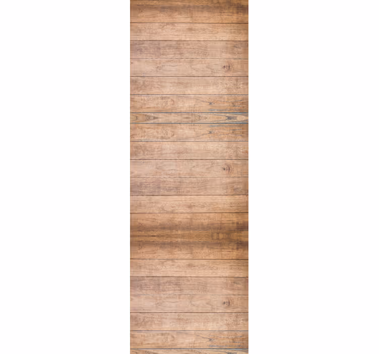 Home office roller blind with horizontal wooden planks - TenStickers