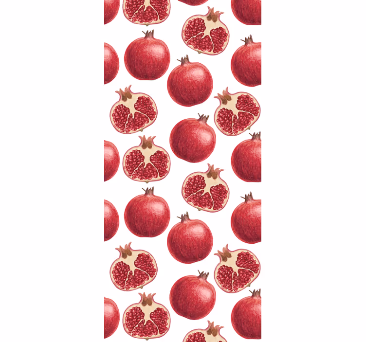 Pomegranate harvest kitchen roller blind - TenStickers