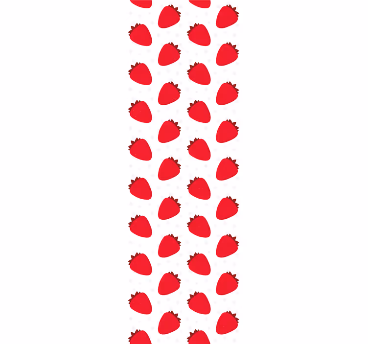 Kitchen roller blind red berries design - TenStickers