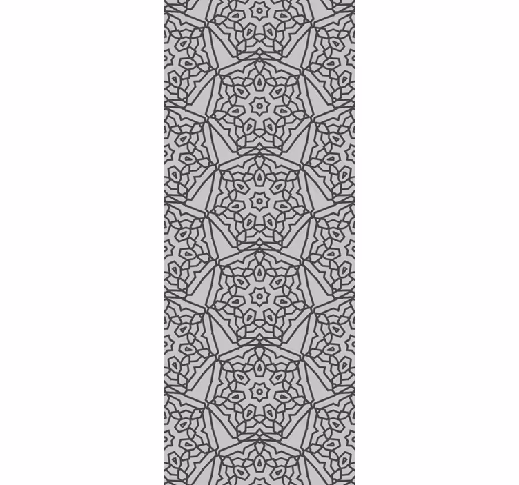 Kitchen roller blind in abstract arabic tile style - TenStickers