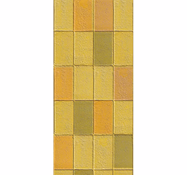 Kawaii style yellow kitchen roller blind - TenStickers