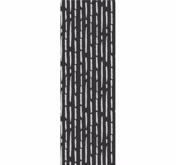Kitchen roller blind striped ink brush pattern - TenStickers