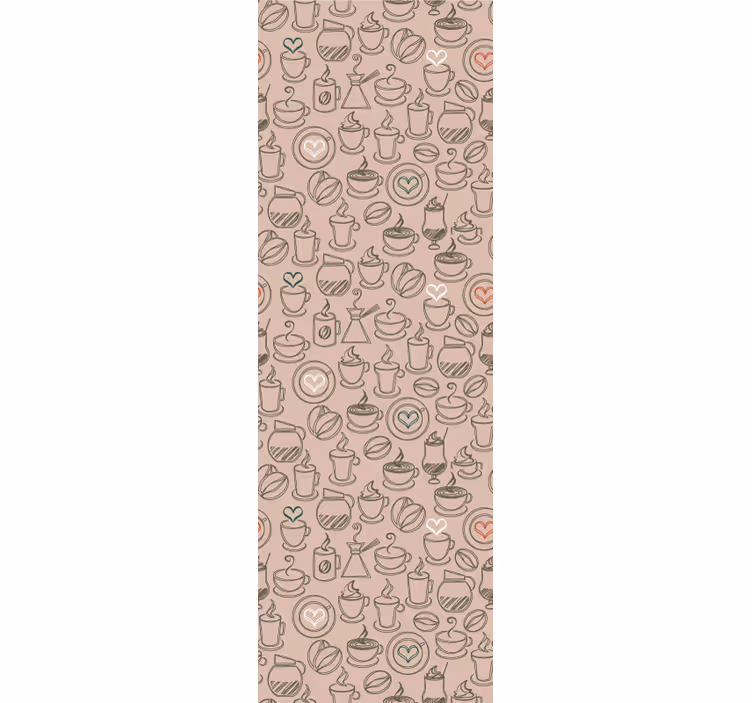 Kitchen roller blind i love coffee - TenStickers