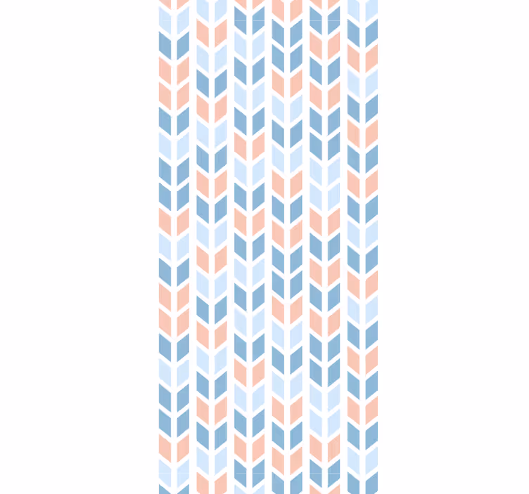 Kitchen roller blind with nordic style vertical arrows - TenStickers