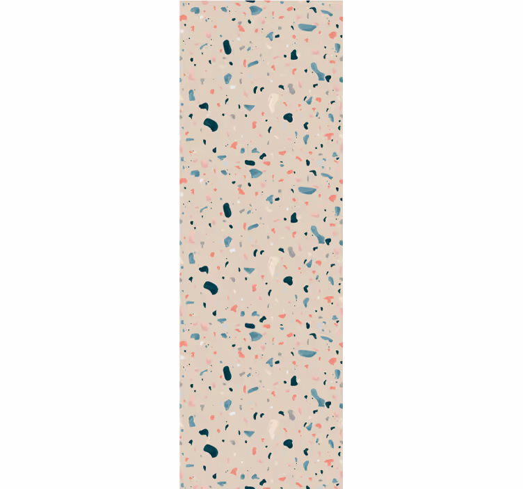 Kitchen roller blind hand-painted terrazzo pattern - TenStickers