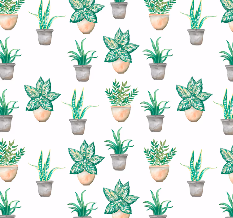 Kitchen roller blind for your private garden - TenStickers