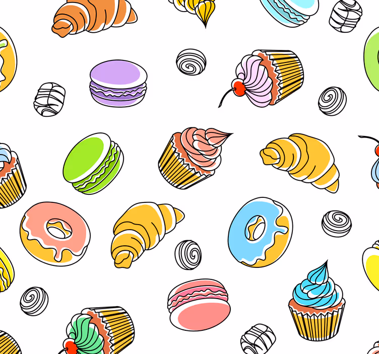 Kitchen roller blind for tasty treats - TenStickers