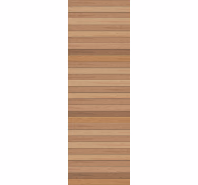 Elegant rustic wood dining room roller blind - TenStickers