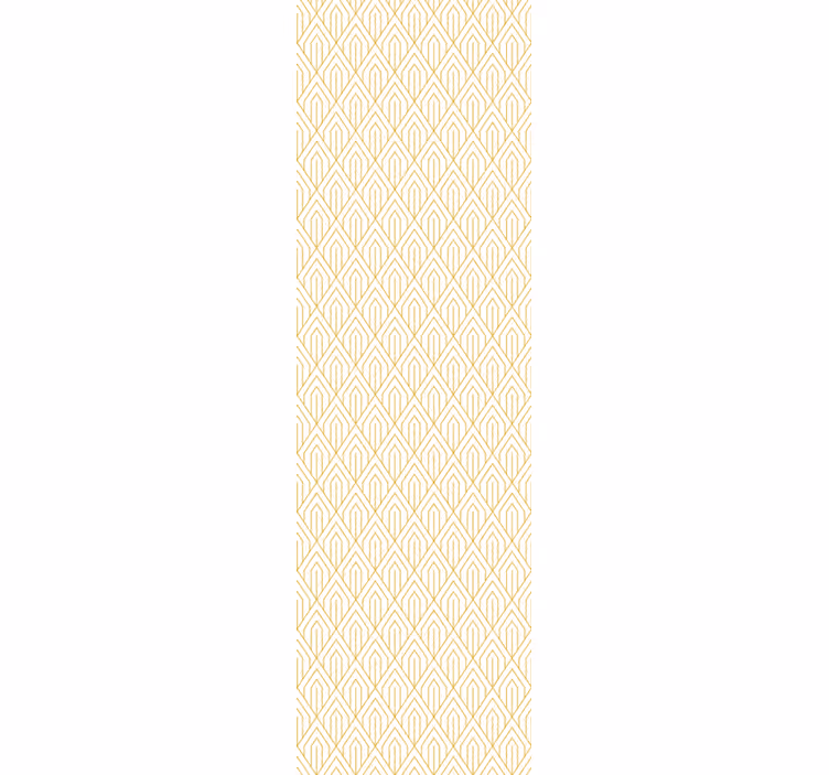 Dining room roller blind modern white design - TenStickers