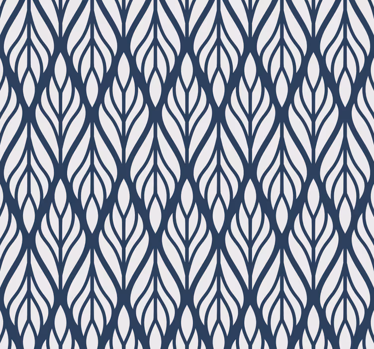 Dining room roller blind in glamour grey blue pattern - TenStickers