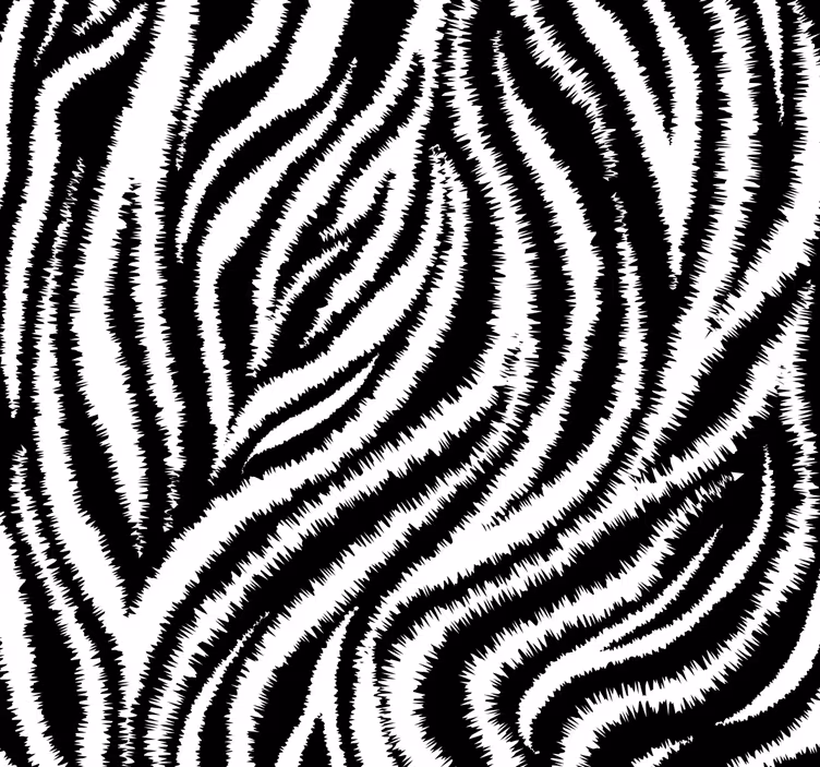 Dining room roller blind classic zebra pattern - TenStickers
