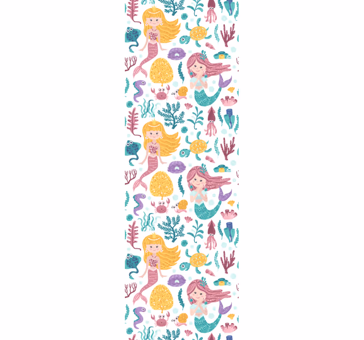 Kids roller blind mermaid adventure - TenStickers