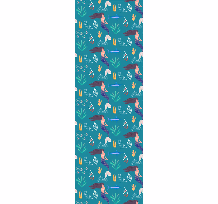 Kids roller blind mermaid underwater - TenStickers