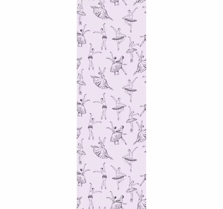 Kids roller blind ballet theme - TenStickers