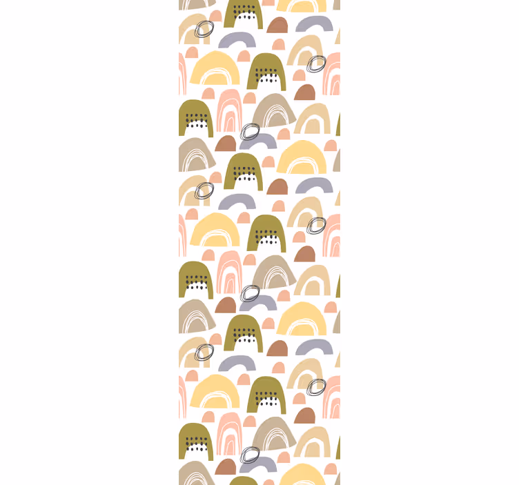 Kids roller blind nordic rainbow pattern - TenStickers