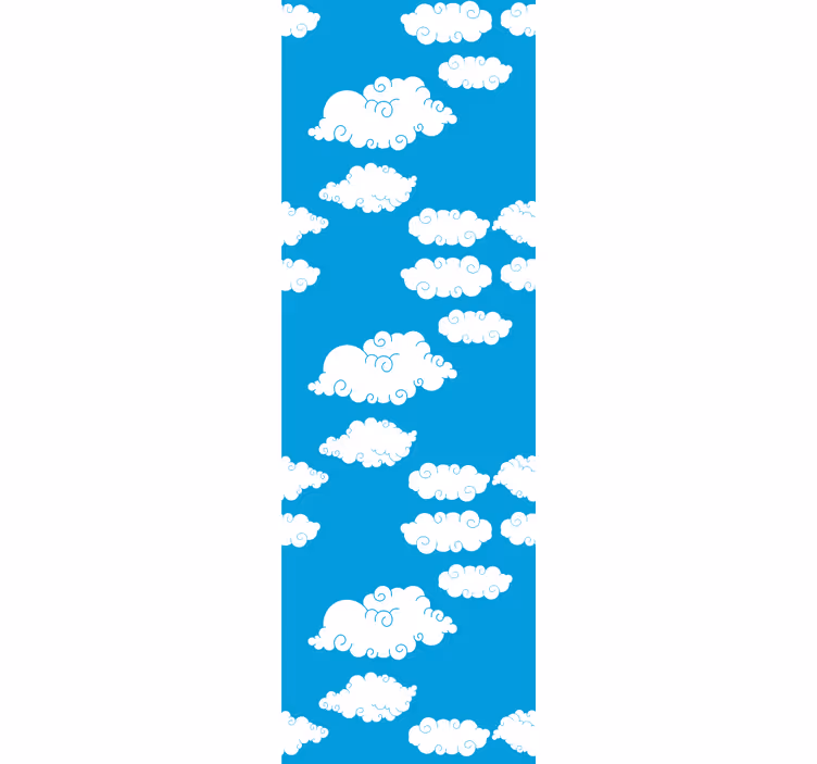 Kids roller blind clouds in the sky - TenStickers