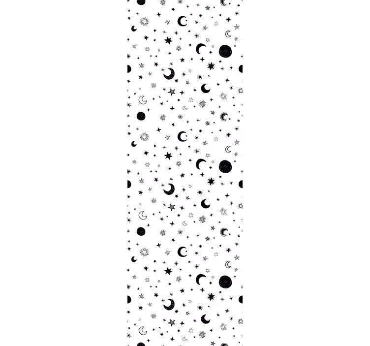 Kids roller blind outer space with stars - TenStickers