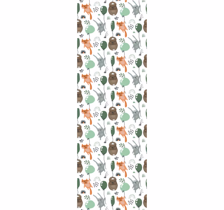 Kids roller blind squirrel bear cute rabbit - TenStickers
