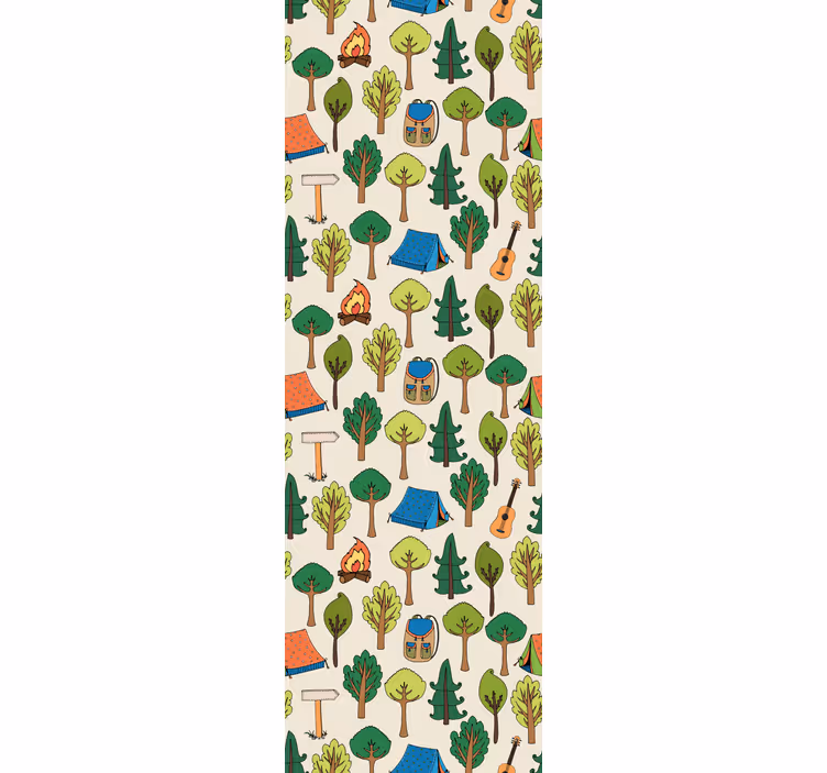 Kids roller blind camping gear - TenStickers