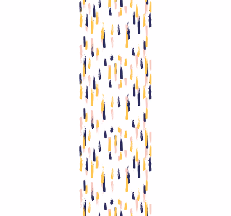 Kids roller blind abstract modern strokes - TenStickers