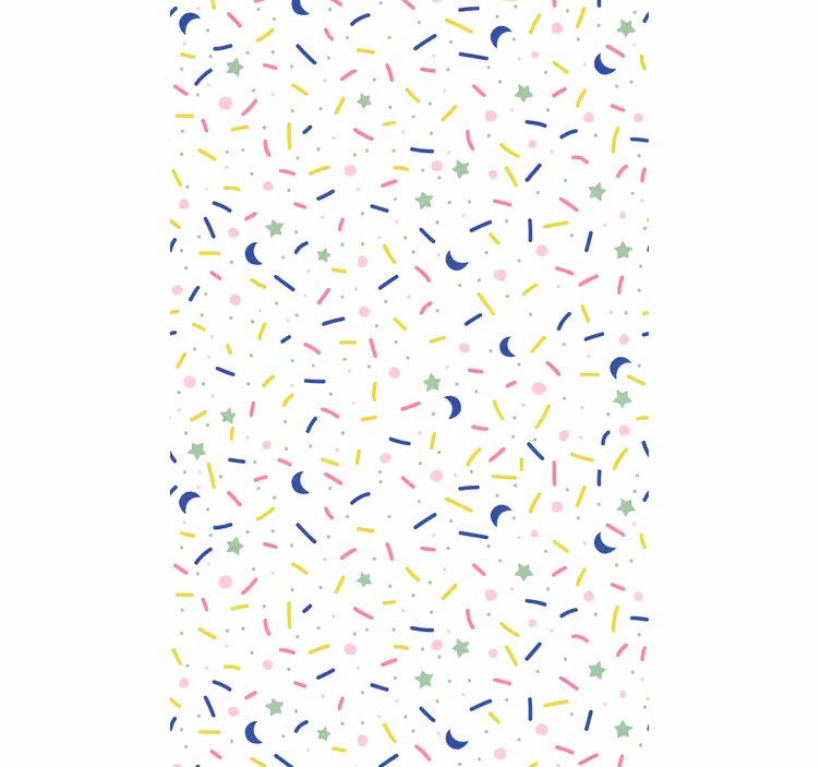 Kids roller blind colorful sprinkles design - TenStickers