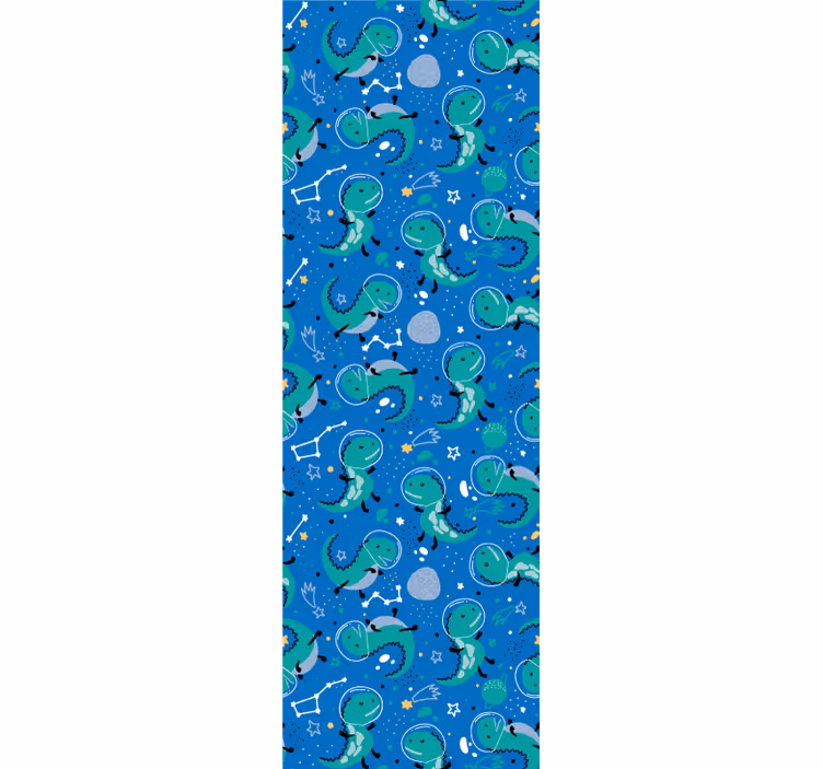 Kids roller blind funny dinos and planets - TenStickers