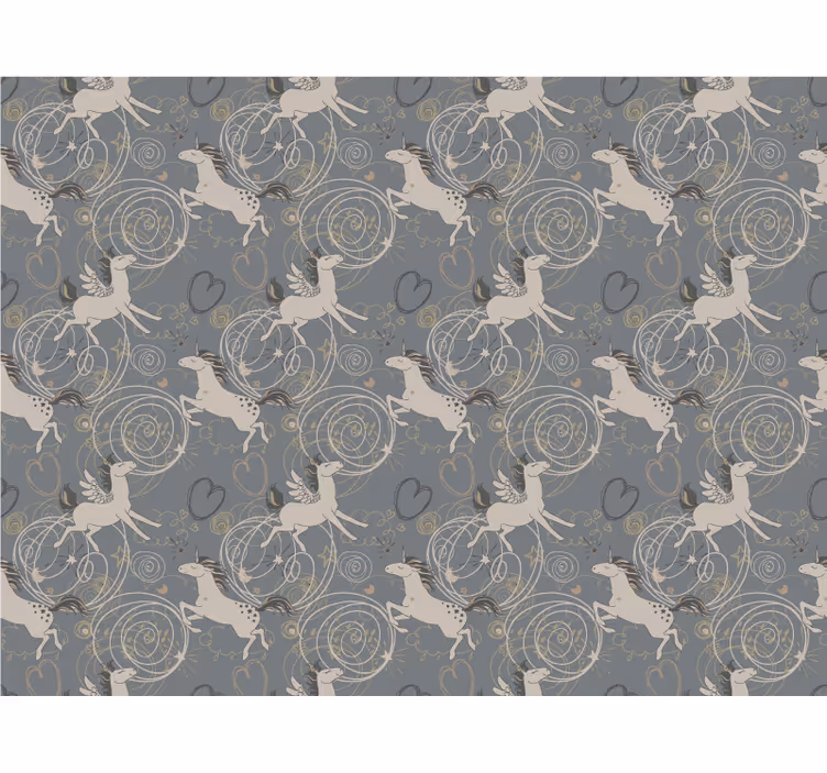 Kids roller blind with jumping unicorns - TenStickers