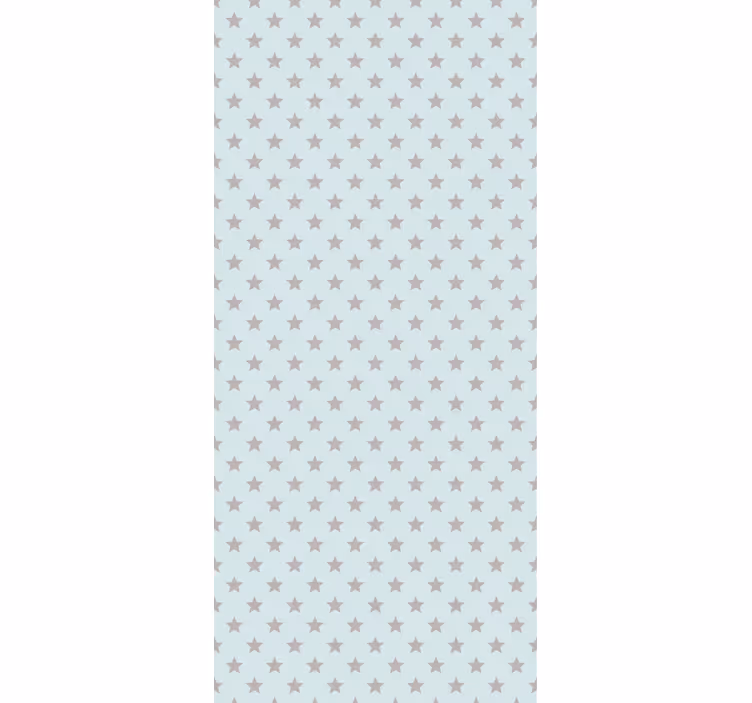 Kids roller blind blue background with gray stars - TenStickers