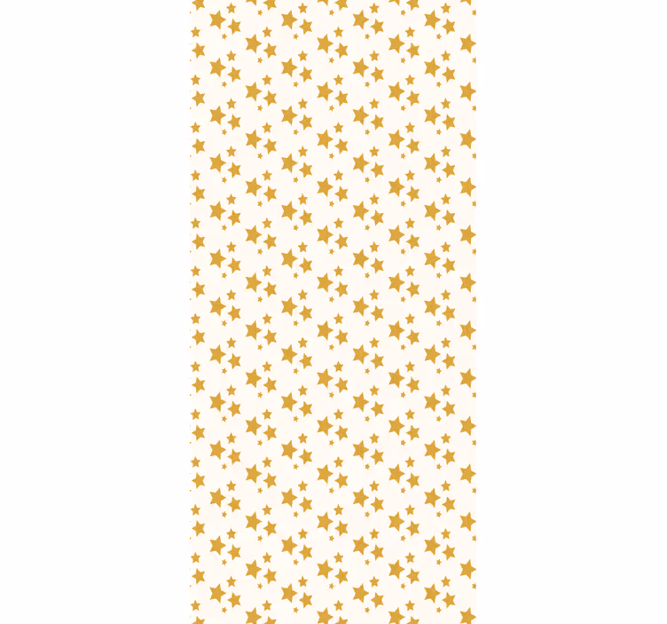 Kids roller blind golden chaotic stars - TenStickers