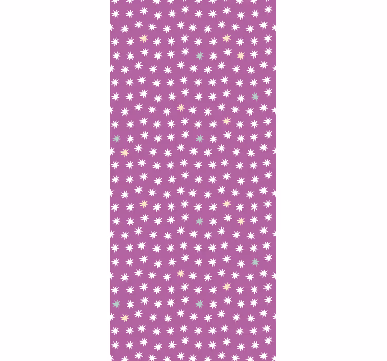 Kids roller blind white stars for kids - TenStickers