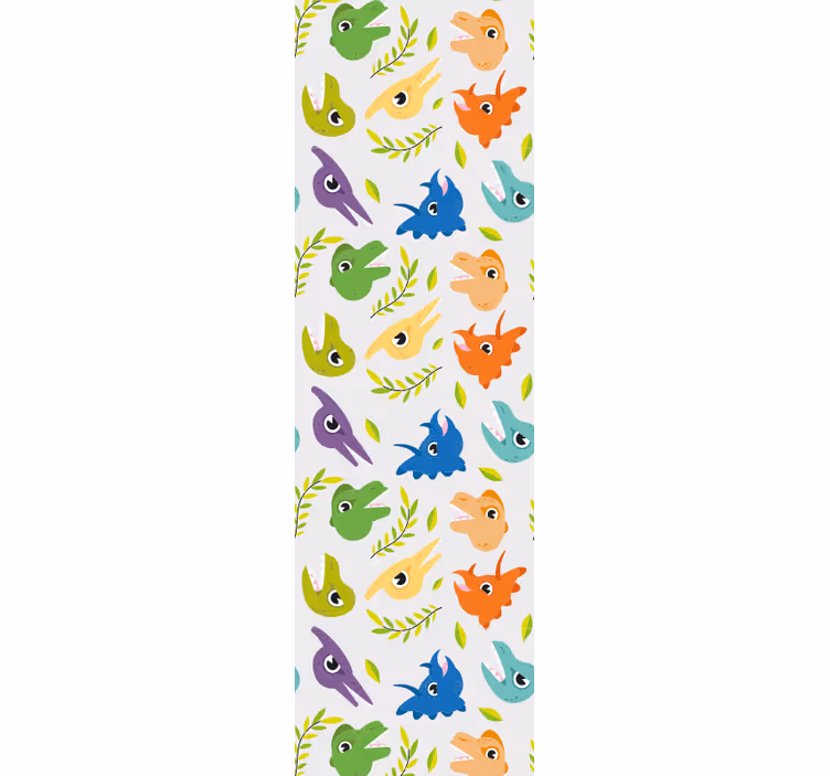 Kids roller blind retro game dinosaurs - TenStickers